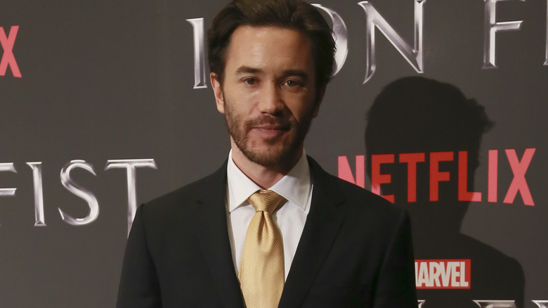 Tom Pelphrey on the red carpet