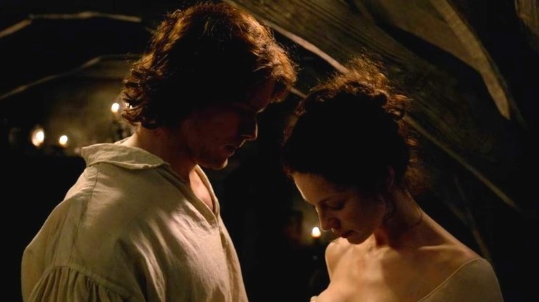 Outlander Jamie and Claire intamacy