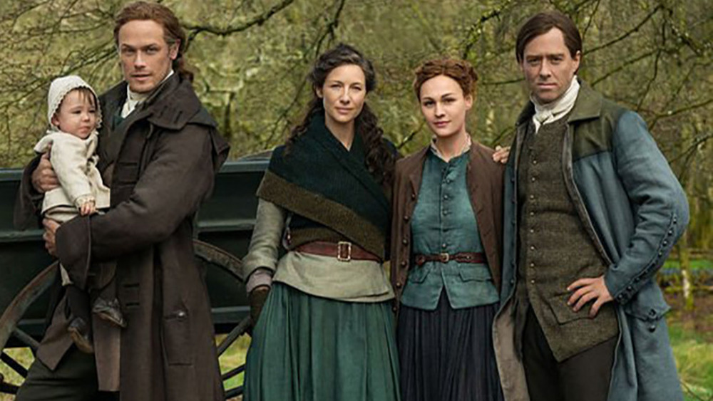 Jamie Fraser and his family