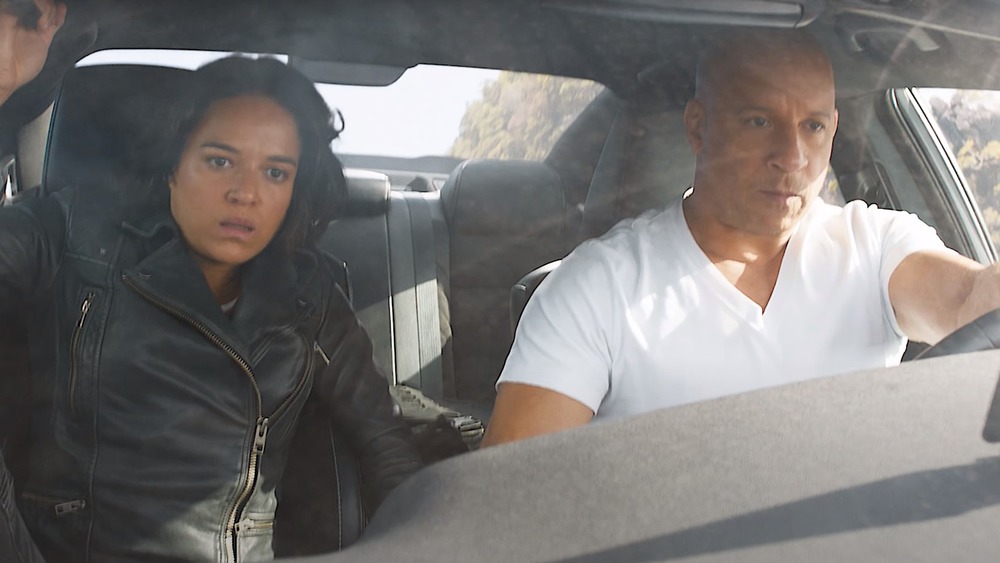 Michelle Rodriguez and Vin Diesel