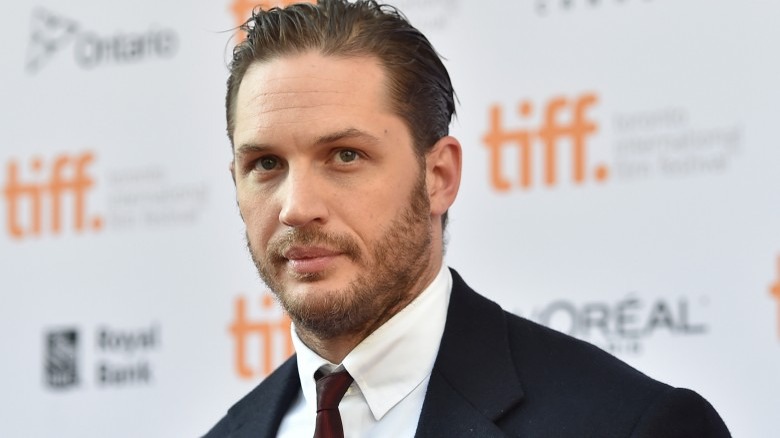 Tom Hardy smiling