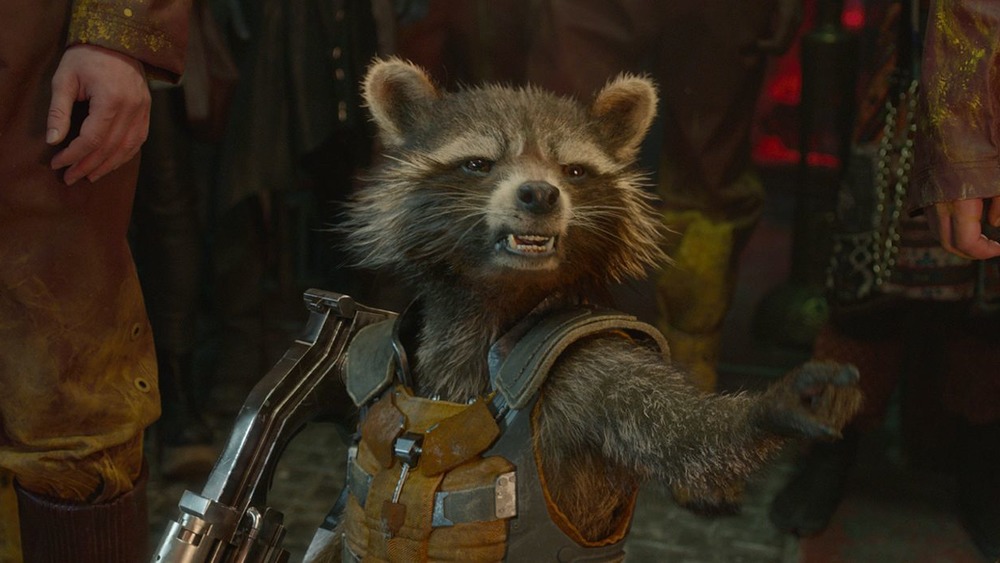 Rocket racoon yelling