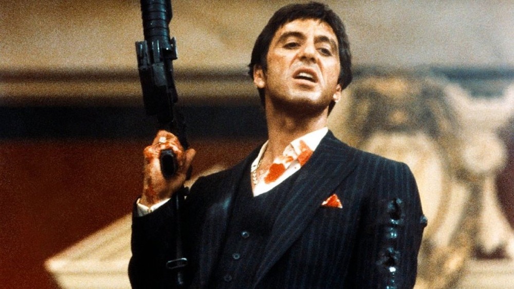 Scarface Tony Montana machine gun