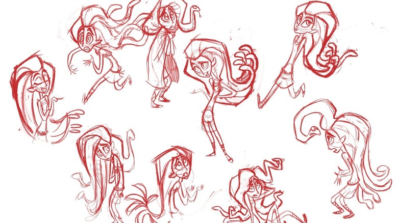 Medusa sketches