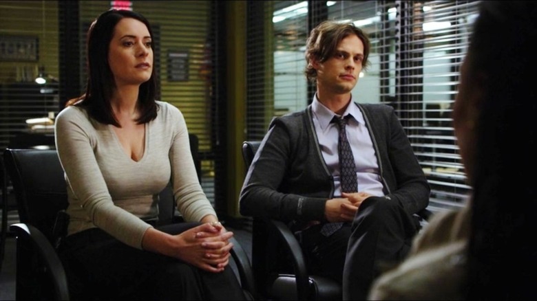 Prentiss and Reid looking unamused