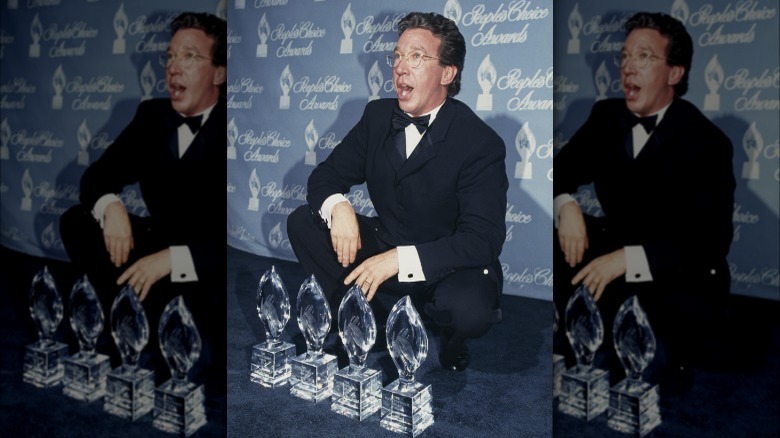 Tim Allen with awards for Home Improvement