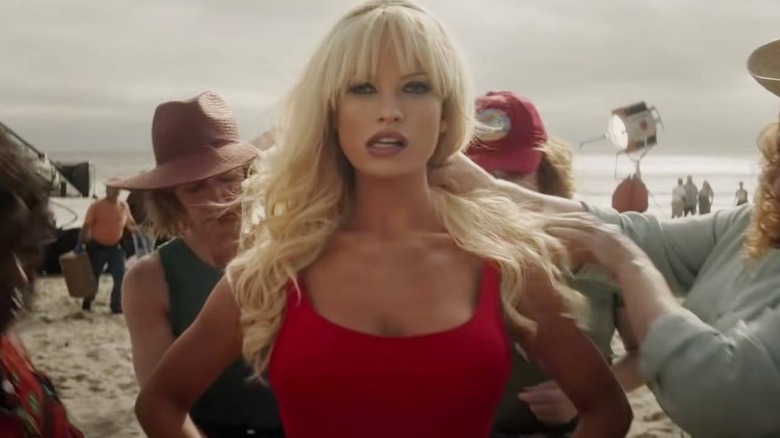 Lily James as Pamela Anderson