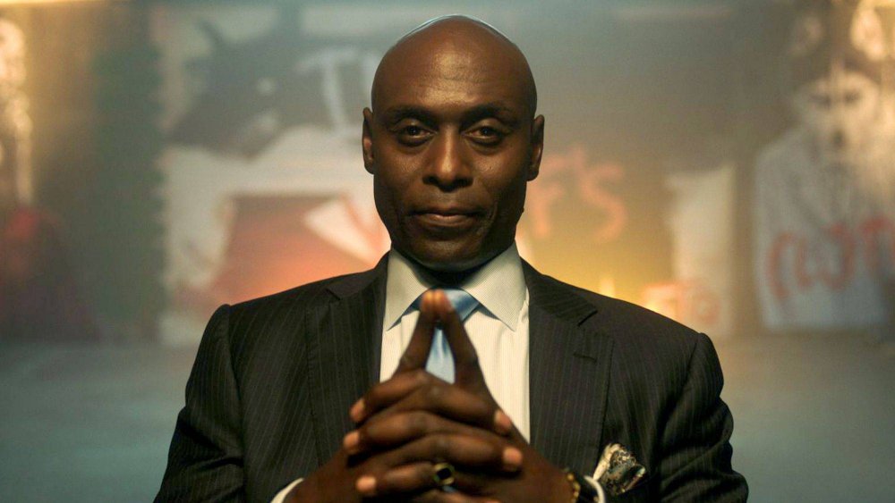 Lance Reddick shows off his comedic side on Corporate