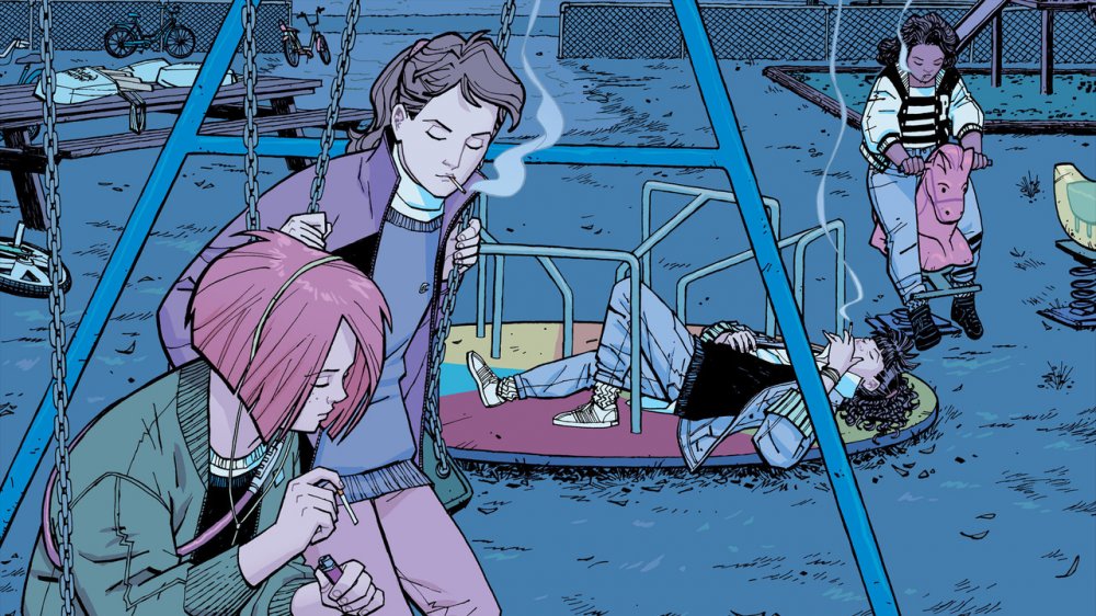 From Brian K. Vaughan's Paper Girls 