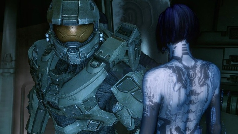 Master Chief and his AI assistant Cortana