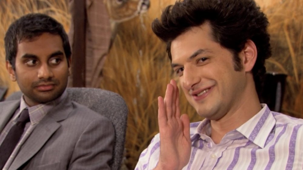 Aziz Ansari and Ben Schwartz in Parks and Recreation