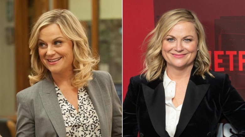 Amy Poehler then and now