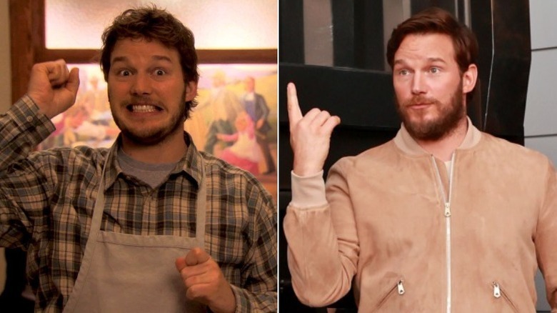 Chris Pratt then and now