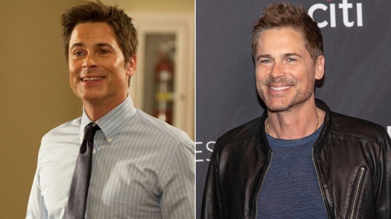 Rob Lowe then and now