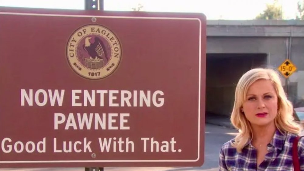 Amy Poehler as Leslie Knope in Parks and Recreation