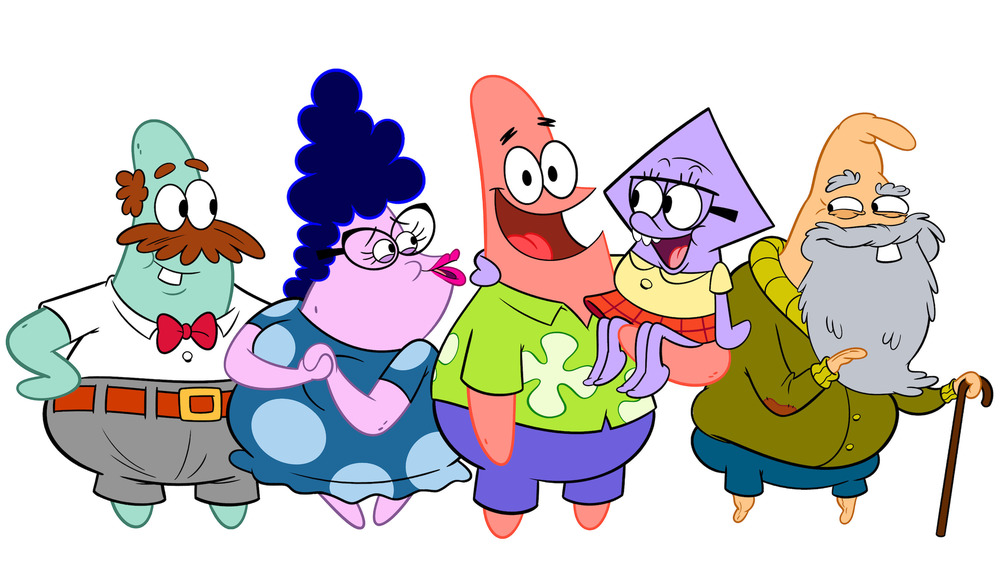 Patrick and his family of starfish 