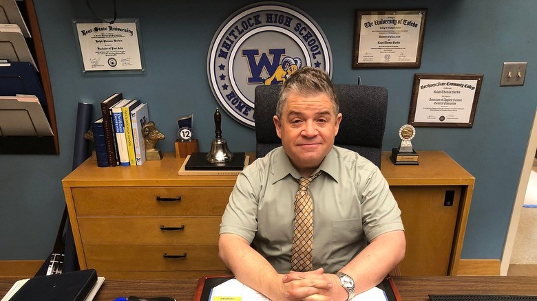 Durbin at his desk