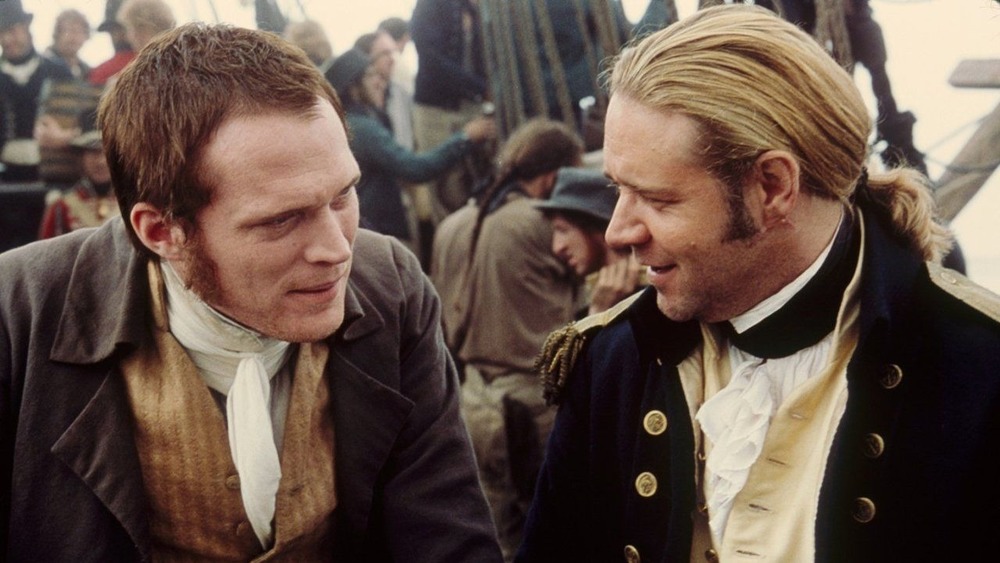 Paul Bettany and Russell Crowe share a scene