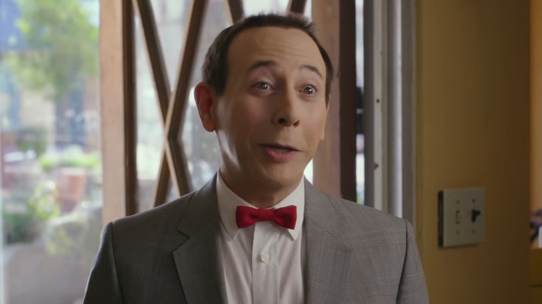 Pee-wee Herman in a diner