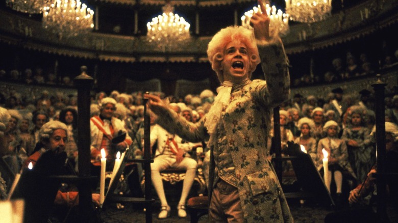 Wolfgang Amadeus Mozart conducting