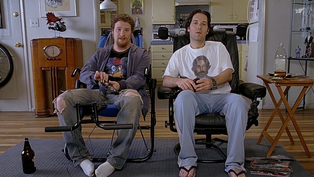 Seth Rogen and Paul Rudd in The 40-Year-Old-Virgin