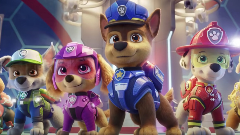 Chase and Marshall in PAW Patrol: The Movie