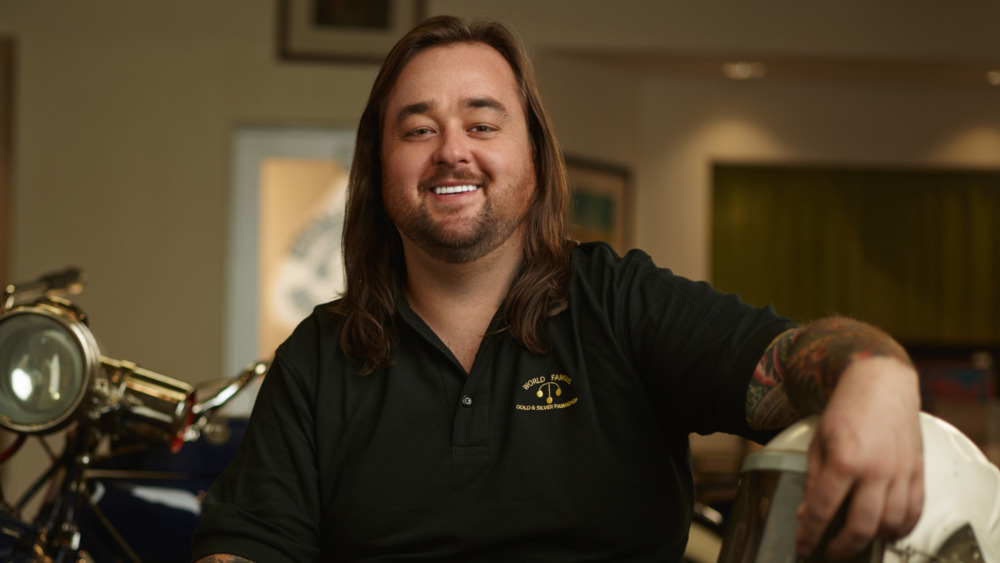 Austin Chumlee Russell sitting smiling