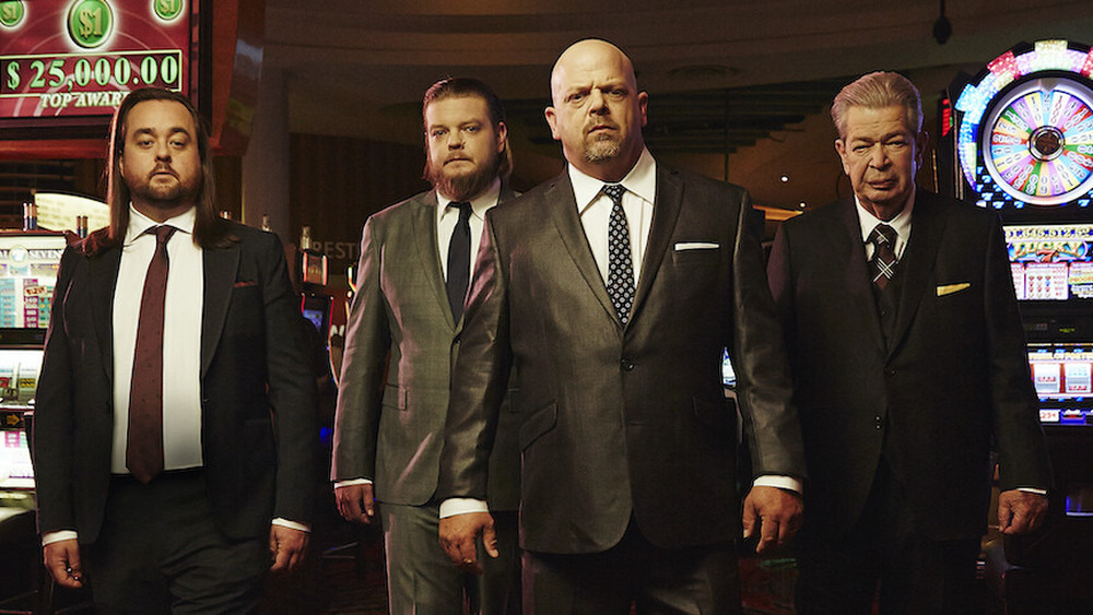 Chumlee, Corey Harrison, Rick Harrison and Richard Harrison