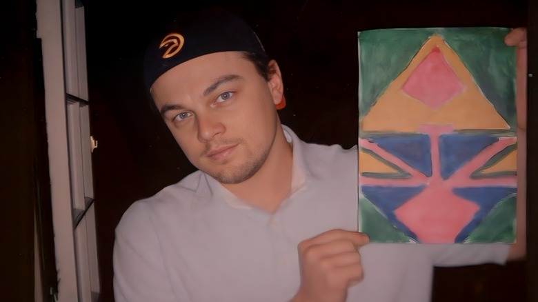 DiCaprio shows off his painting