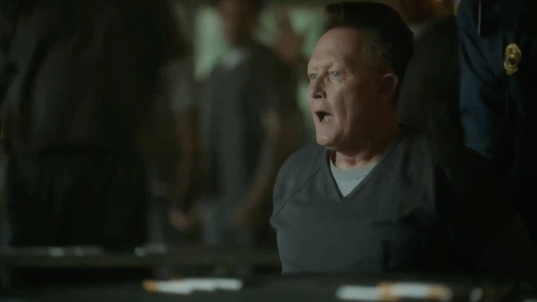 Robert Patrick screams in prison Peacemaker HBO Max