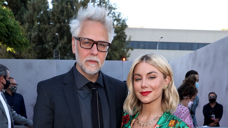 James Gunn and Jen Holland posing together