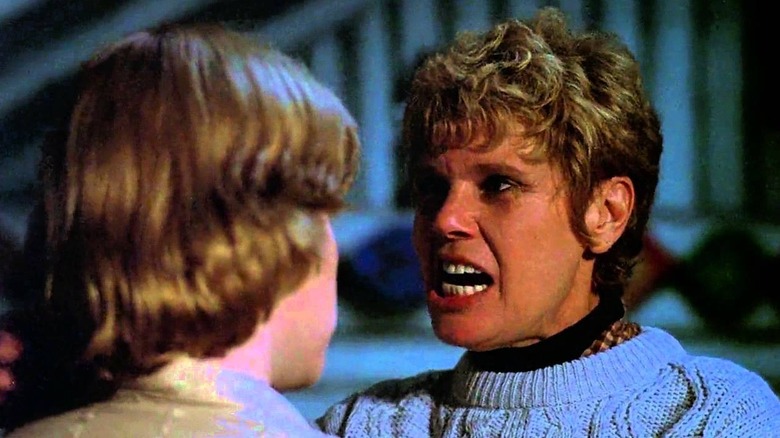 Pamela Voorhees looking angry