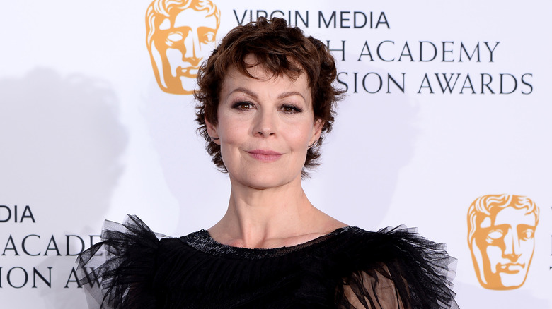 Helen McCrory smiles