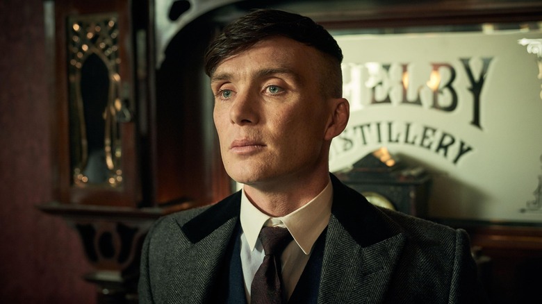 Tommy Shelby looking stressed