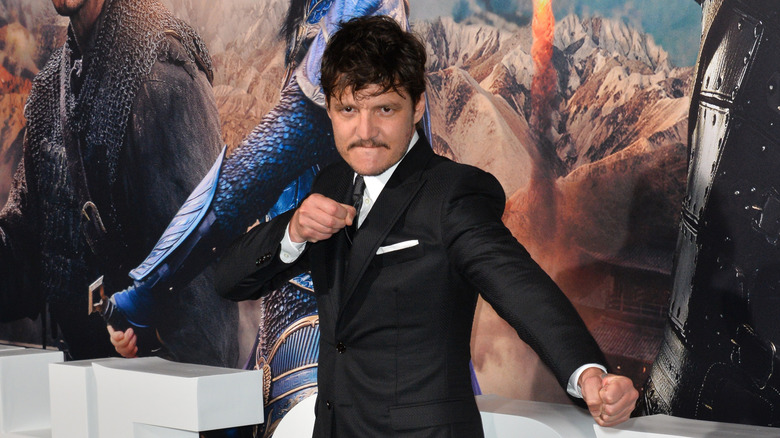 Pedro Pascal poses