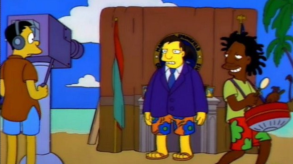 Mayor Quimby in the Bahamas