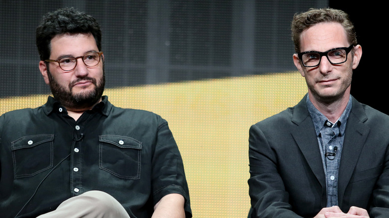 Jack Amiel and Michael Begler at panel for The Knick