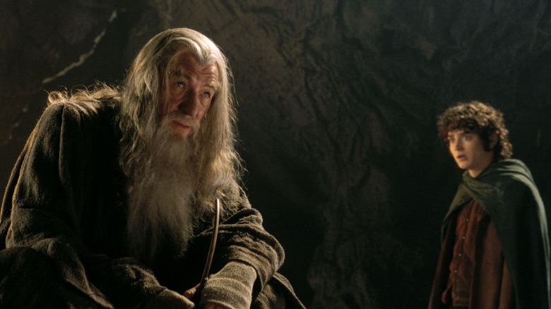 Gandalf and Frodo in Moria