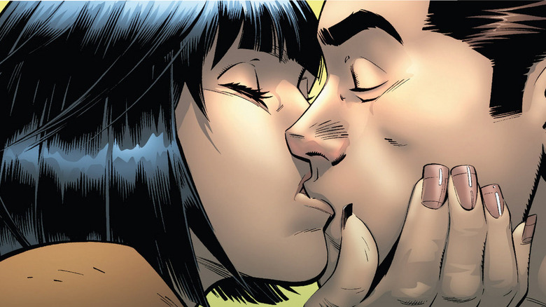 Anne kissing Peter - Superior Spider-Man 