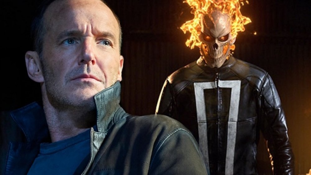Agent Phil Coulson and Ghost Rider