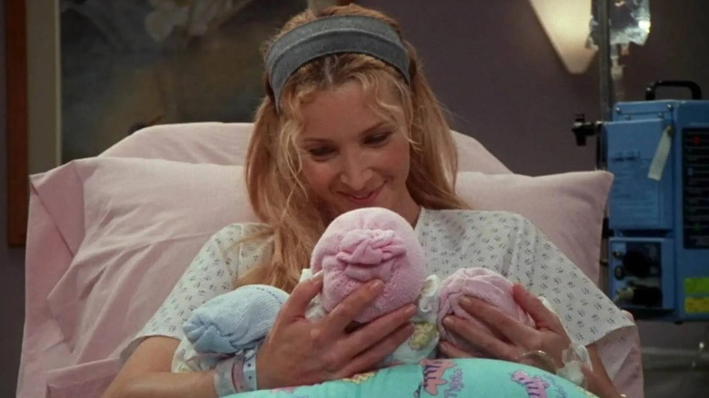 Phoebe with her babies