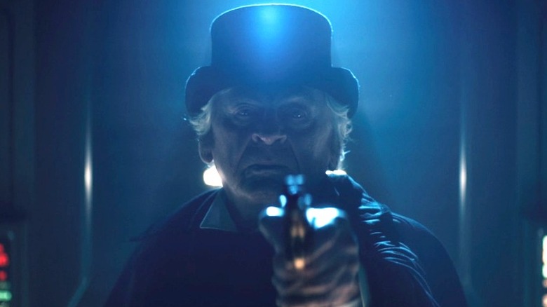 Professor Moriarty hologram with gun