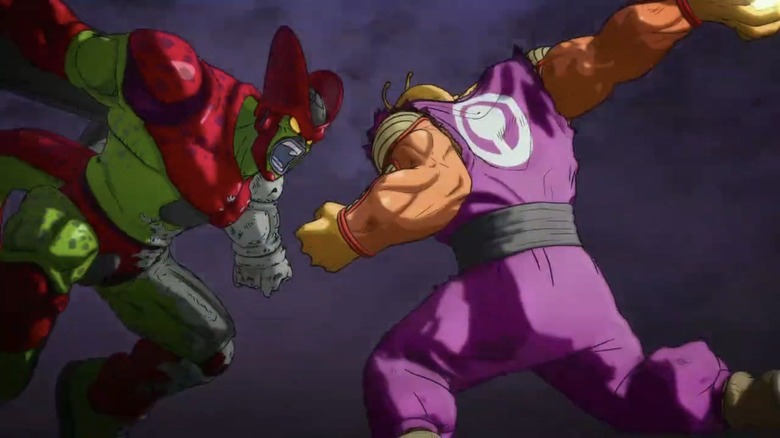 Cell Max fights Orange Piccolo