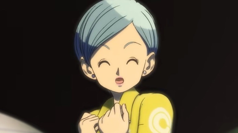 Bulma smiles