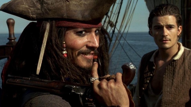 Jack Sparrow smiling