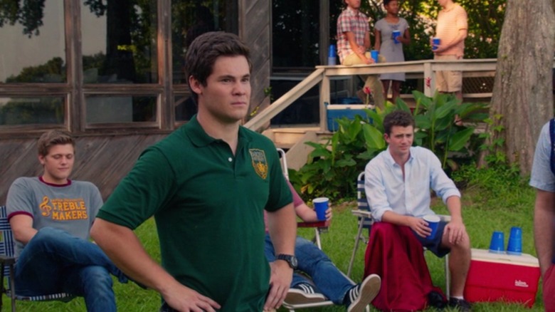 Devine appears as Bumper in Pitch Perfect 