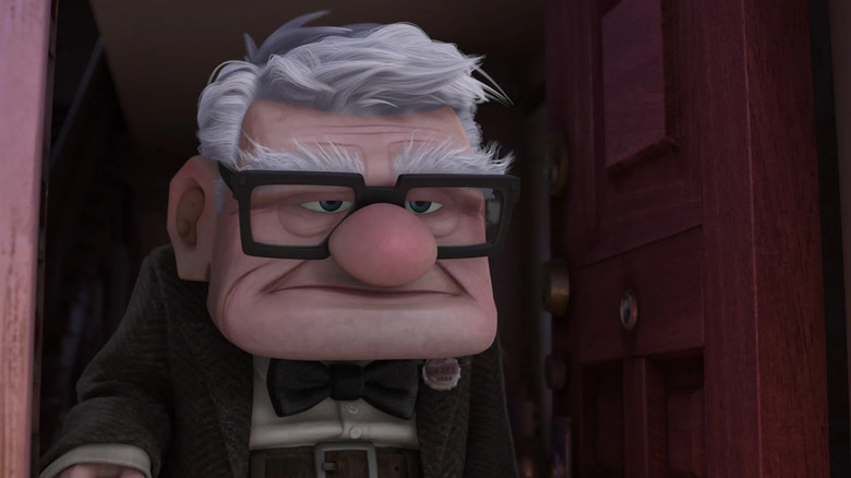 Carl Fredricksen grumpy