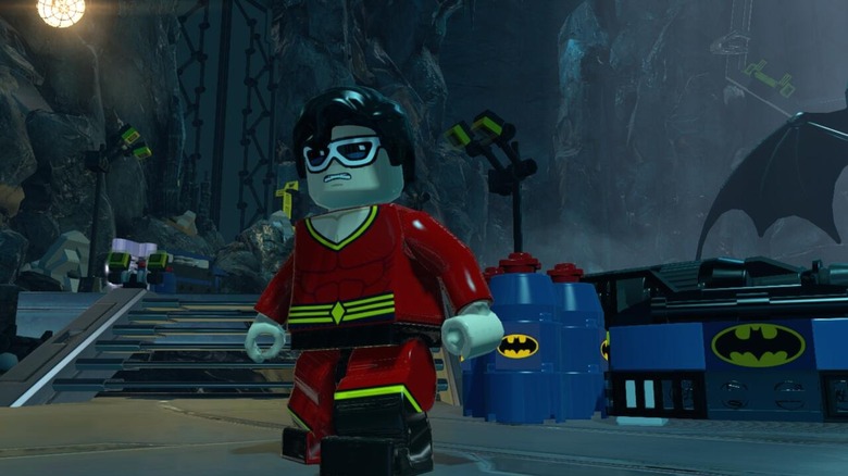 A LEGO version of Plastic Man