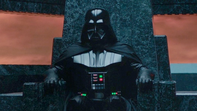 Darth Vader on his throne