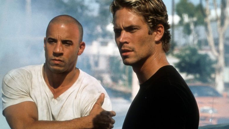 Vin Diesel and Paul Walker in The Fast and the Furious